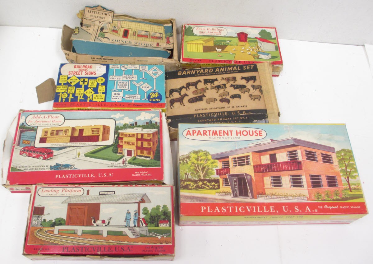 Plasticville O Scale Building Kits (7) eBay