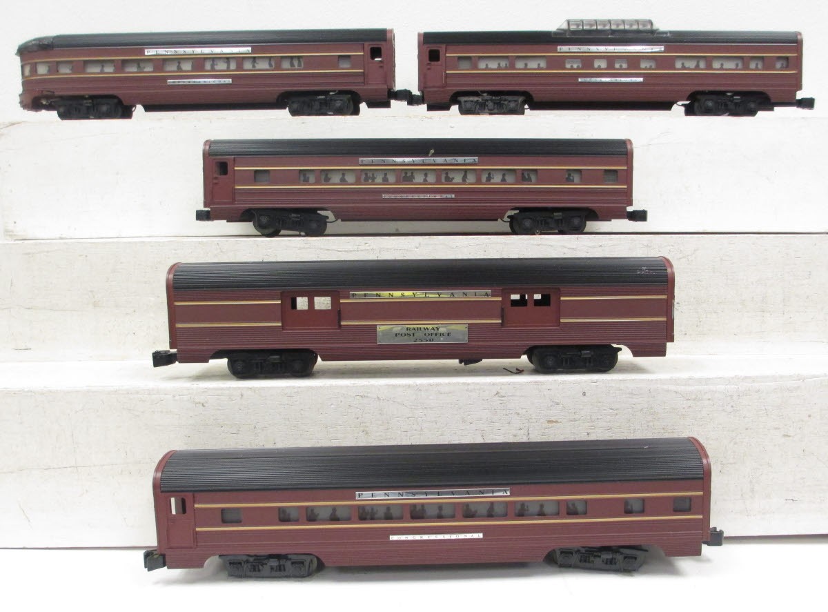 Williams O Gauge Pennsylvania "Congressional" 5Car Passenger Set eBay