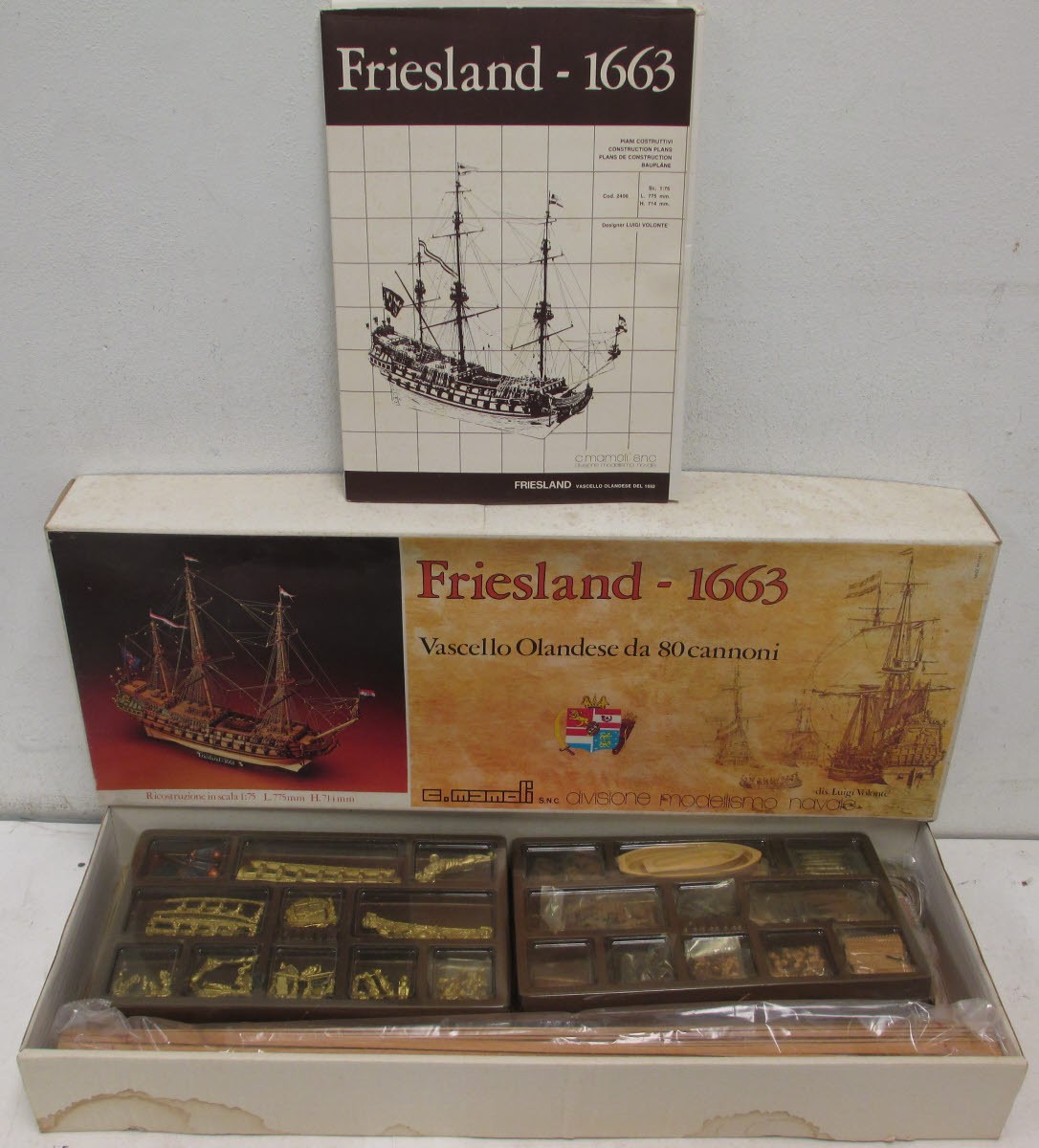 Mamoli 1/75 Scale Friesland 1663 Ship Kit/Box eBay