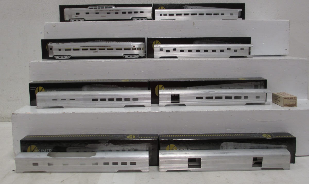 Kasiner Hobbies HO Scale Olney Central & Undecorated Passenger Car Kits