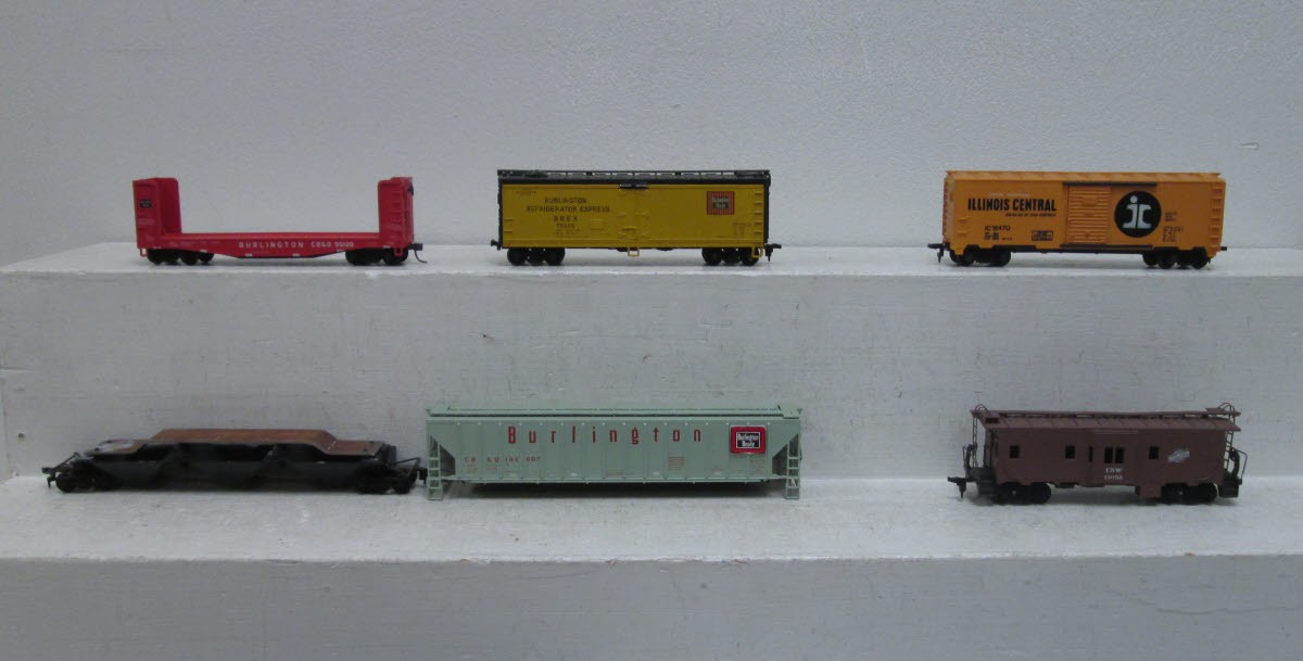 Athearn HO Scale Assorted Illinois Railroad's Freight Cars (5) eBay