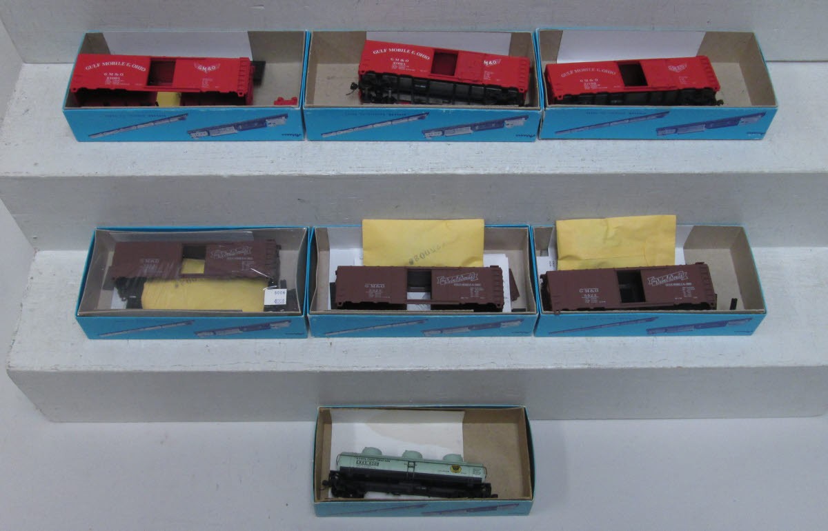 HO Scale GM&O and Ethyl Corp Freight Car Kits (7)/Box eBay