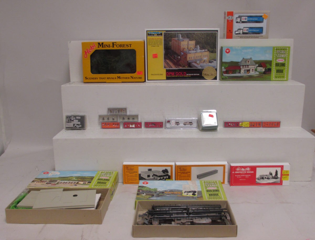 N Scale Building Kits, Figures, Vehicles (21) EX/Box eBay