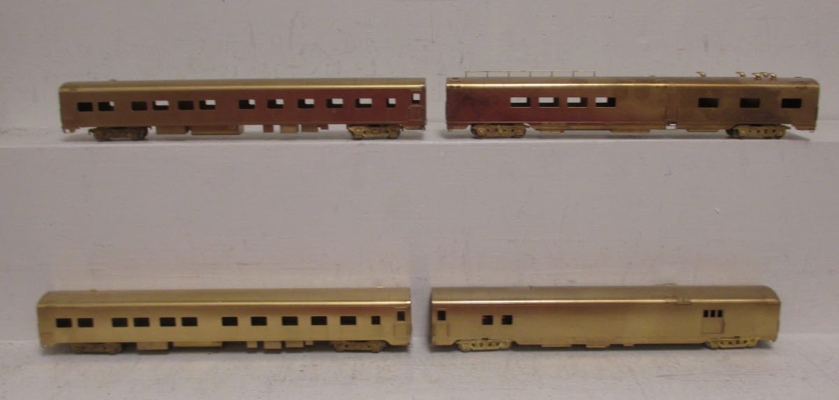 Japanese Brass HO Scale Passenger Cars (4) LN/Box eBay