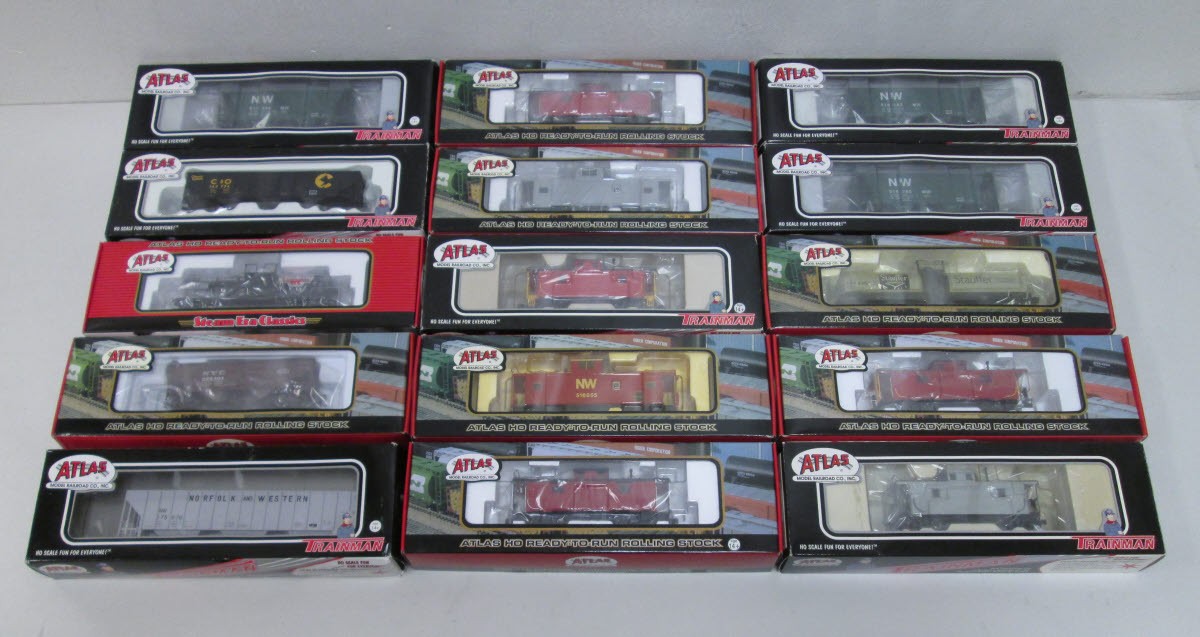 Atlas HO Scale Freight Cars, Various Road Names (15)/Box eBay