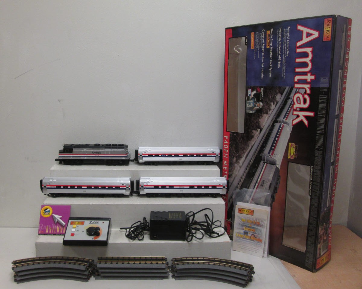 MTH 3040251 Amtrak F40PH Metroliner Passenger Set W/PS/Box eBay