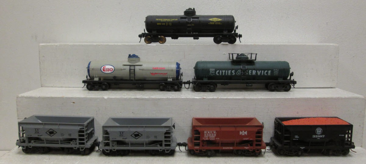 Atlas, KLine, Kusan O Scale Tank Cars & Ore Cars (7) 2 Rail eBay