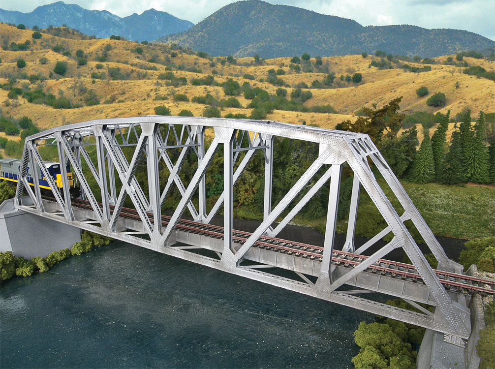 Walthers 9334521 HO Arched Pratt Truss Railroad Bridge SingleTrack
