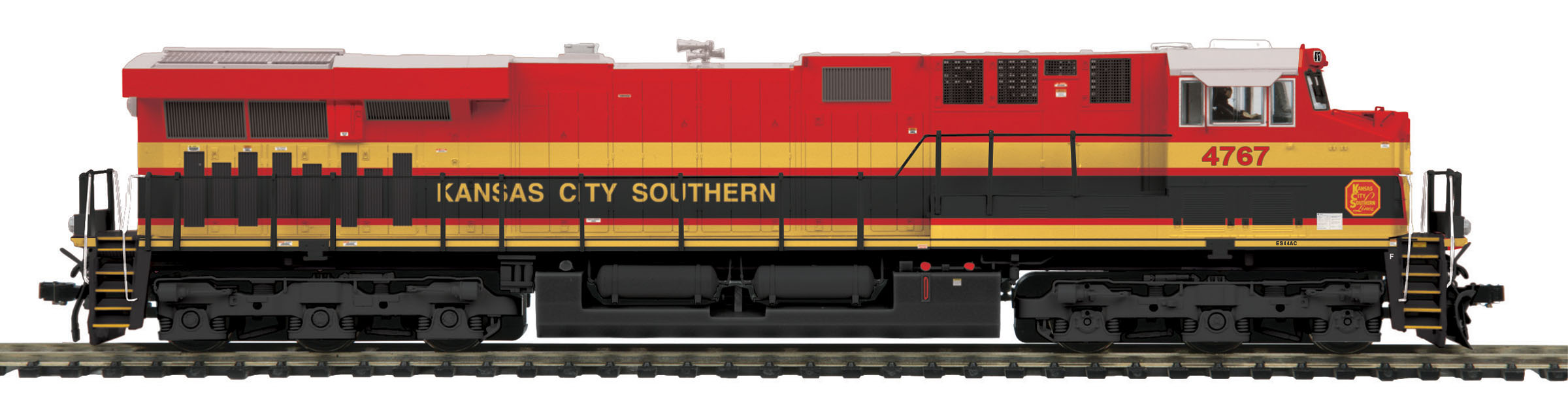 MTH 8023151 HO Kansas City Southern GE ES44AC w/ProtoSound 3.0 & DCC 4767