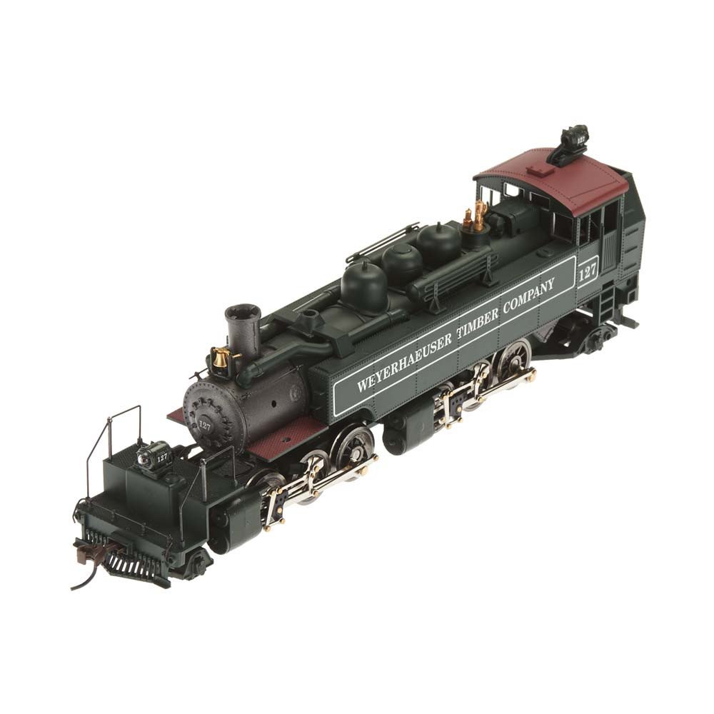 Model Power 351600 HO RTR 2662T Articulated Logger Weyerhauser Steam Loco eBay