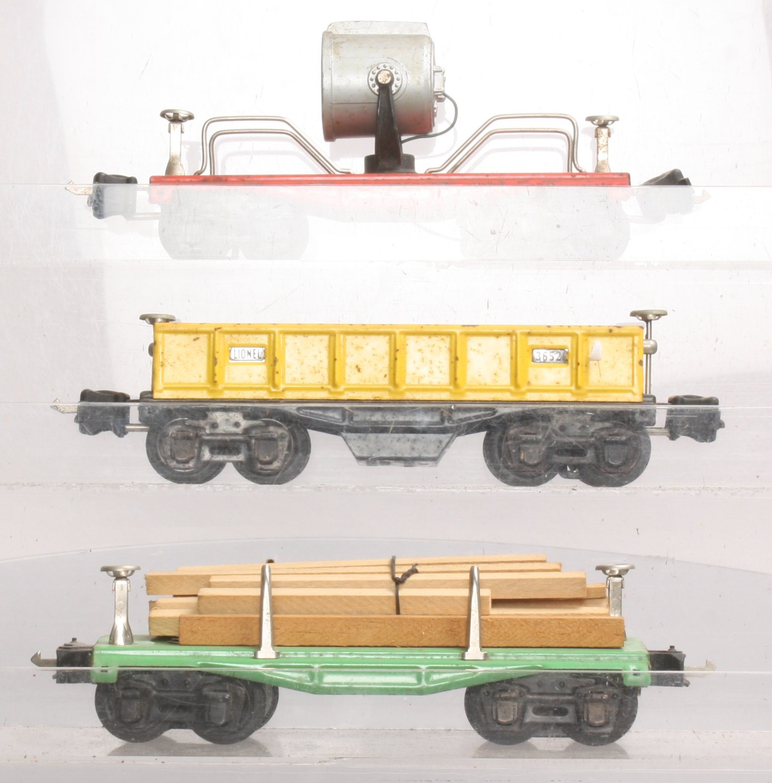 Lionel O Gauge Prewar Tinplate Freight Cars 2651, 2620 & 3652 (3) eBay