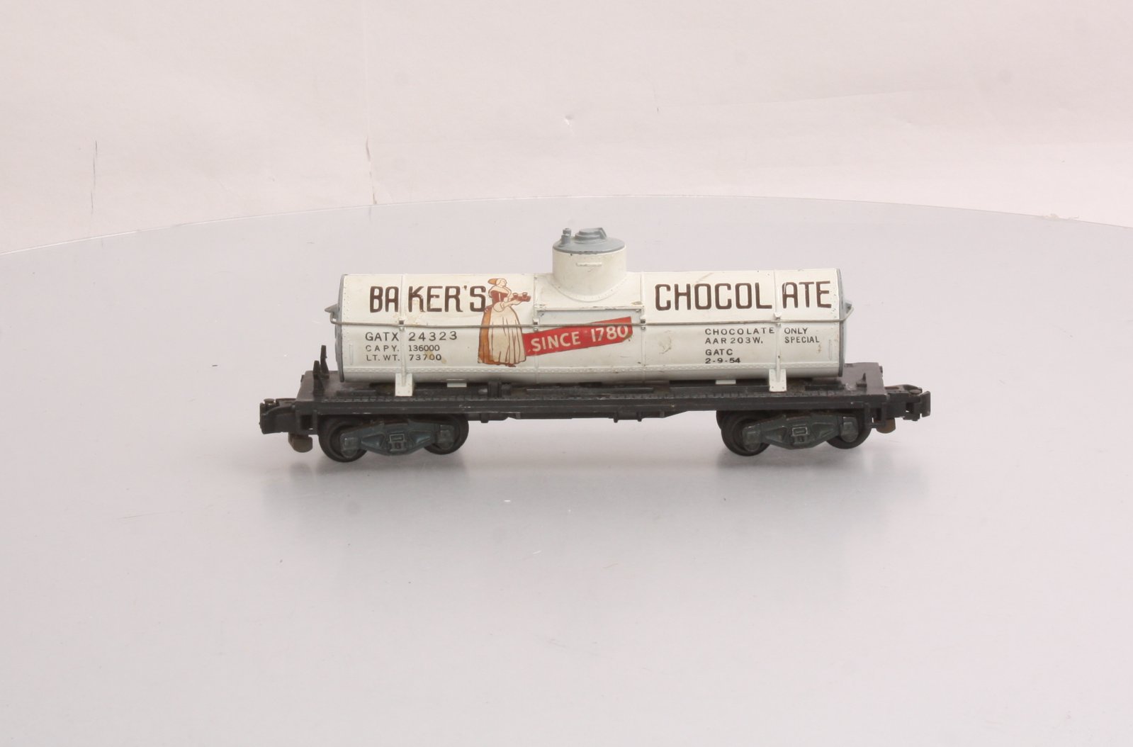 AF 24323 Bakers Chocolate Single Dome Tank Car eBay