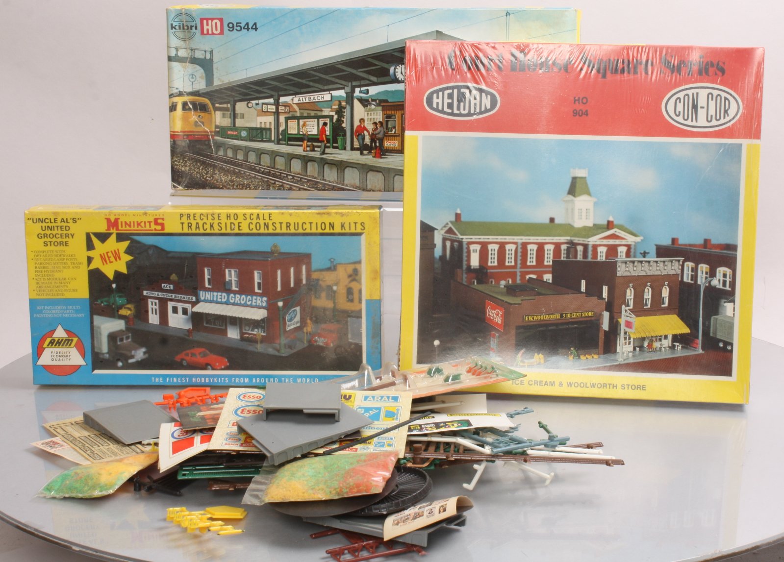 Kibri & AHM HO Scale Building Kits (3)/Box eBay