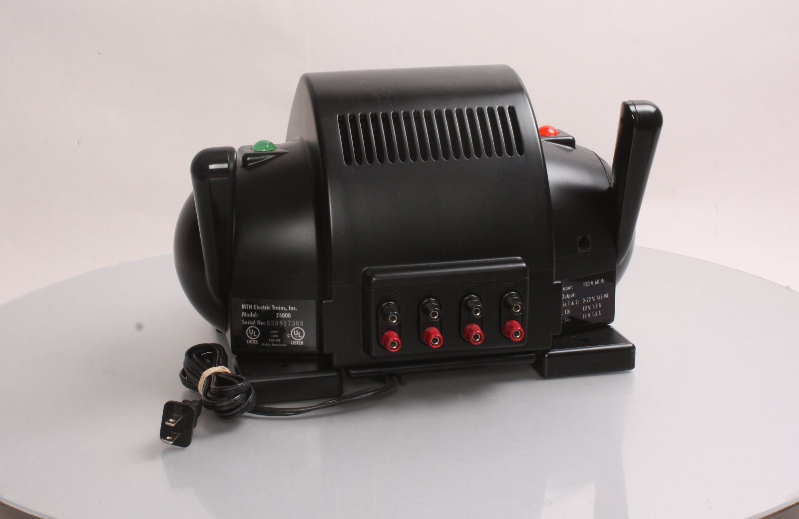 MTH 404000 Z4000, 400W Dual Control Transformer, (2) 180 Watt Track