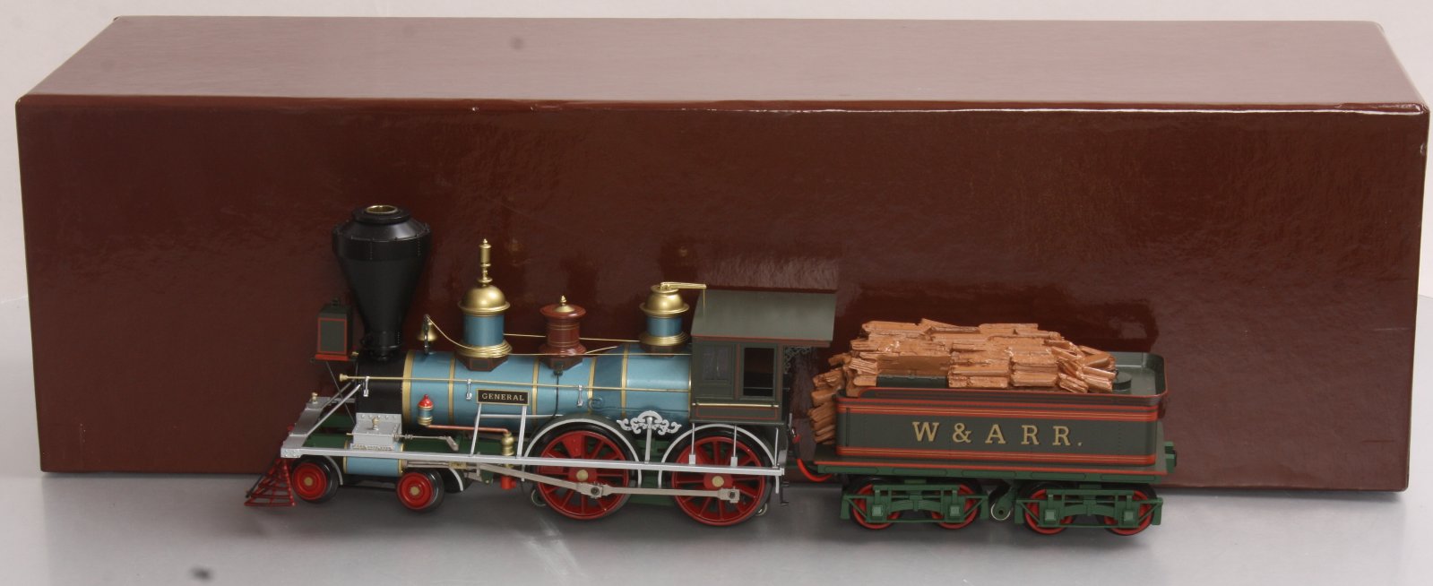 Schneider 1862 Brass Western & Atlantic 4-4-0 General Steam Locomotive ...