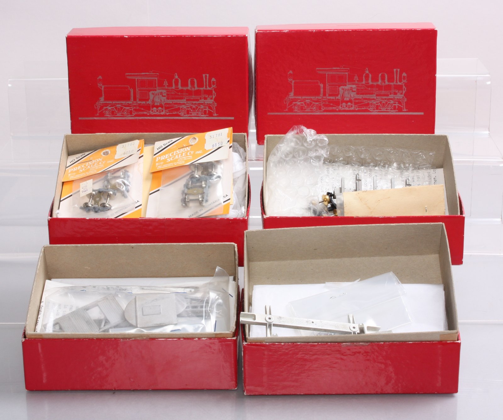 Keystone HOn3 Log Buggie, Barnhart Log Loader & Log Car Kits