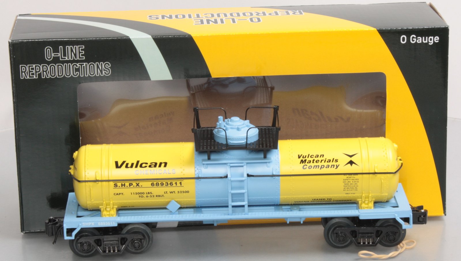 OLine 162 Vulcan Chemical Tank Car eBay