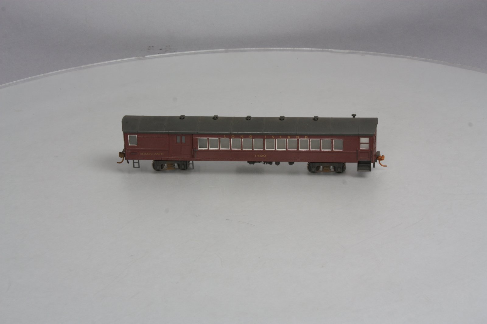 Custom NJ Brass HO Scale BRASS LIRR Combine Passenger car 1420