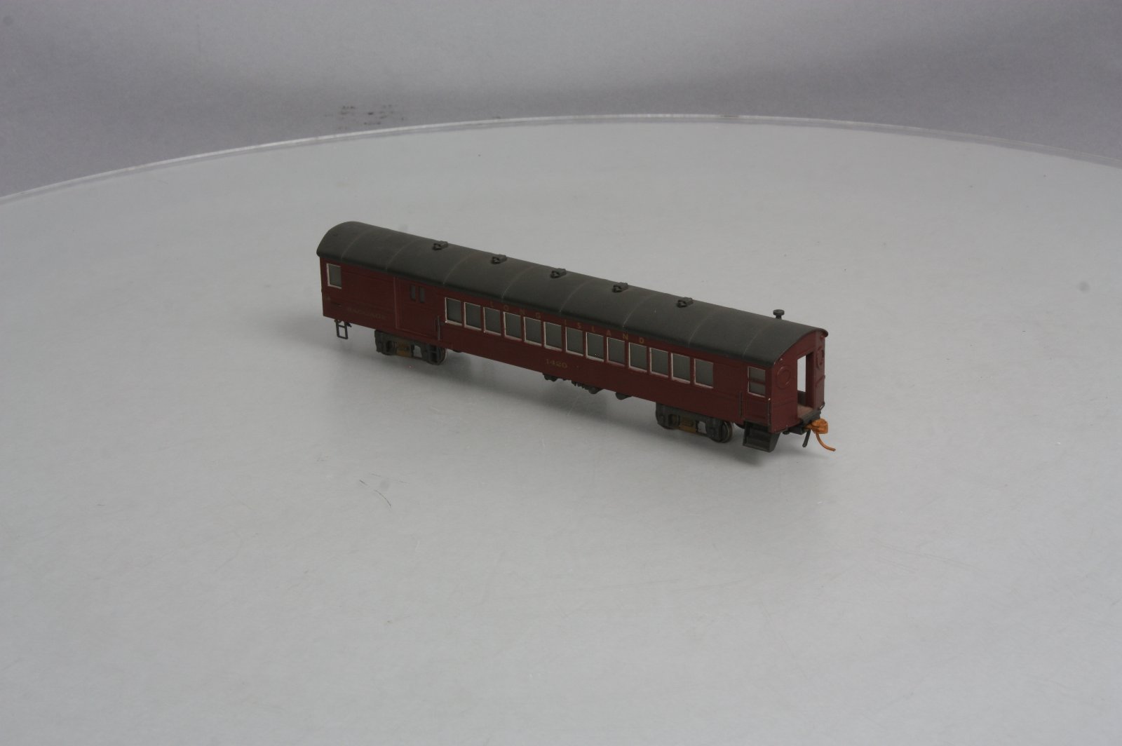 Custom NJ Brass HO Scale BRASS LIRR Combine Passenger car 1420