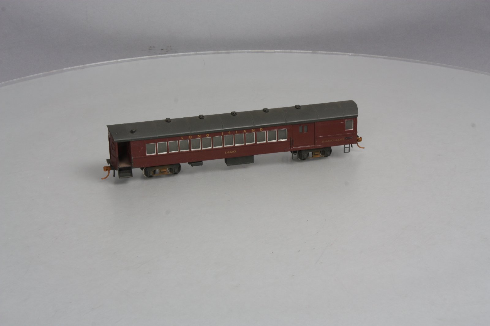 Custom NJ Brass HO Scale BRASS LIRR Combine Passenger car 1420 (Painted)