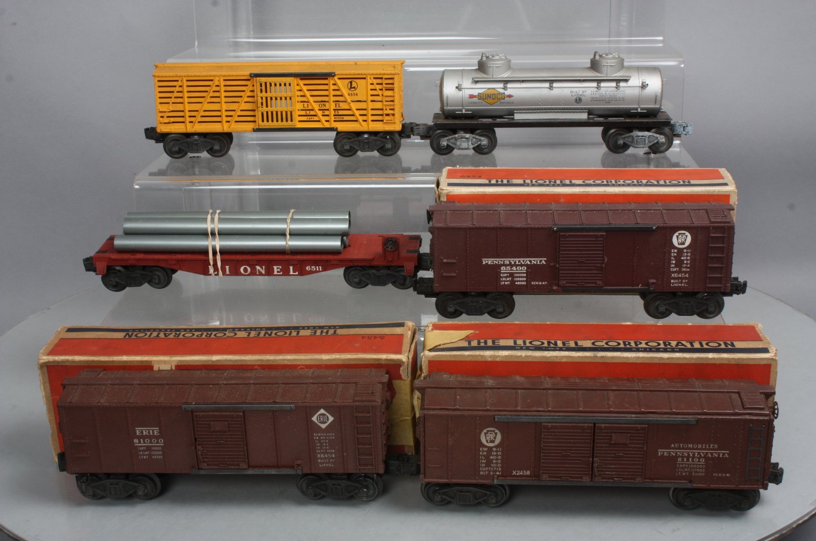 Lionel O Gauge Postwar Freight Cars (6) eBay