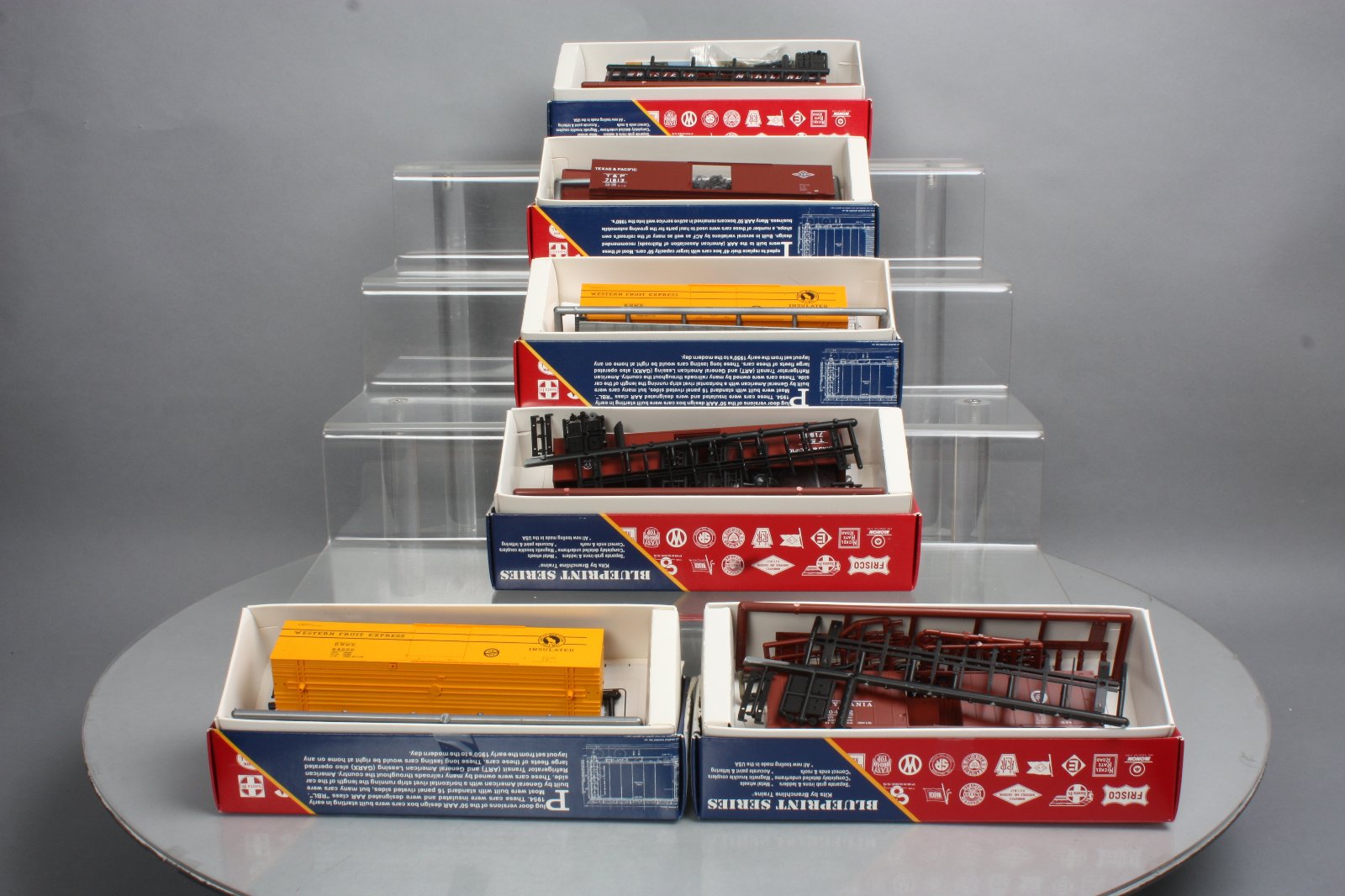 Branchline Trains HO Scale Blueprint Series Freight Car Kits (6) LN/Box