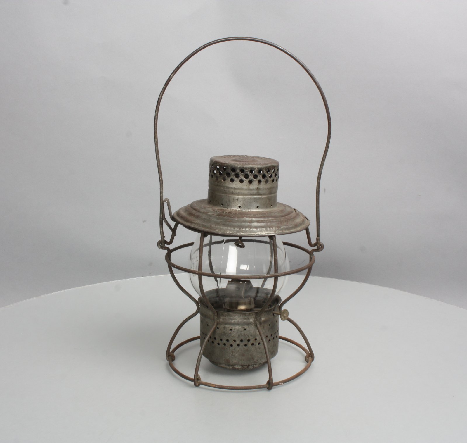 Handlan St. Louis Vintage Pennsylvania Railroad Lantern Clear Globe