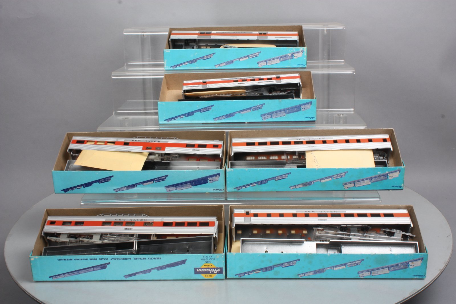 Athearn HO Scale New Haven Passenger Car Kits (6) LN/Box eBay