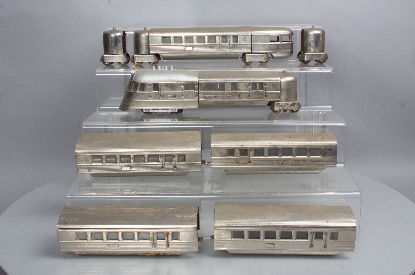 Lionel 616 Prewar Flying Yankee Passenger Set (616,617, 618) Custom 2