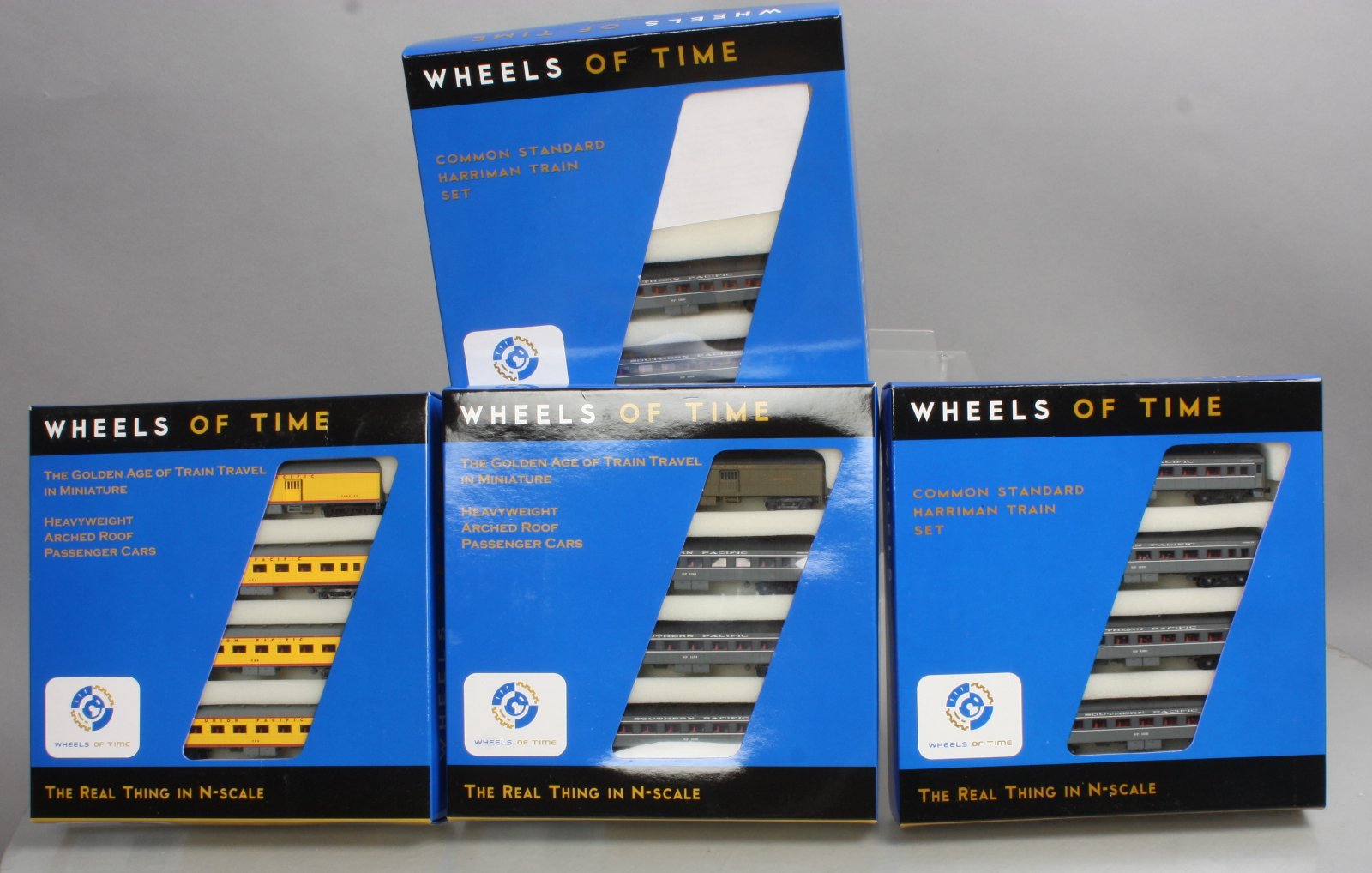 Wheels of Time N Scale Common Standard Harriman Passenger Car Sets (3) LN/Box eBay