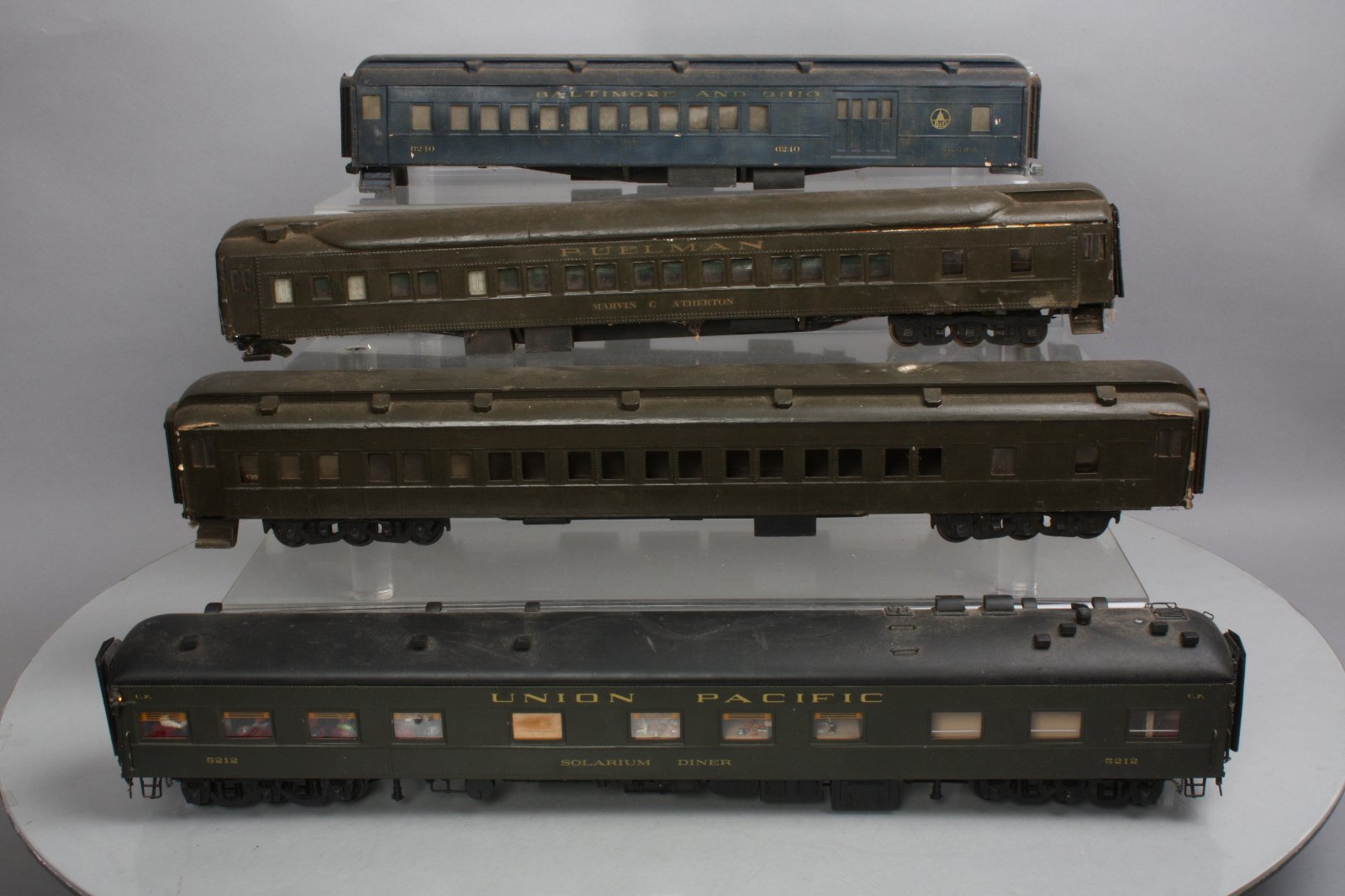 O Scale Vintage Passenger Cars (4) 2Rail