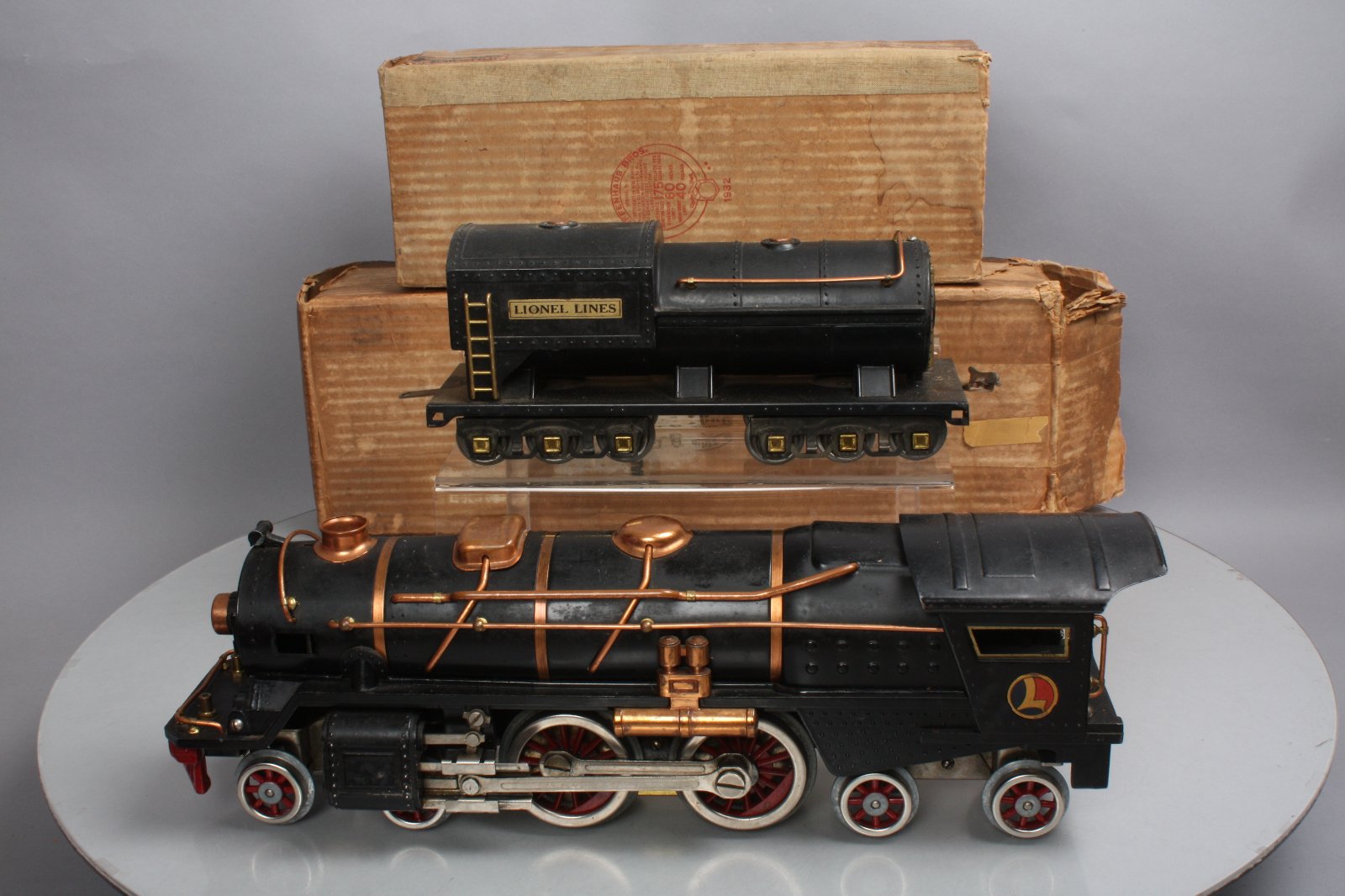 Lionel 400E 444 Std. Gauge Steam & 400T Tender/Box eBay