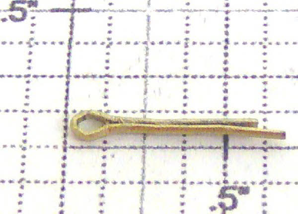 Lionel 1666E-11 Brass Handrail Cotter Pin (Reproduction)
