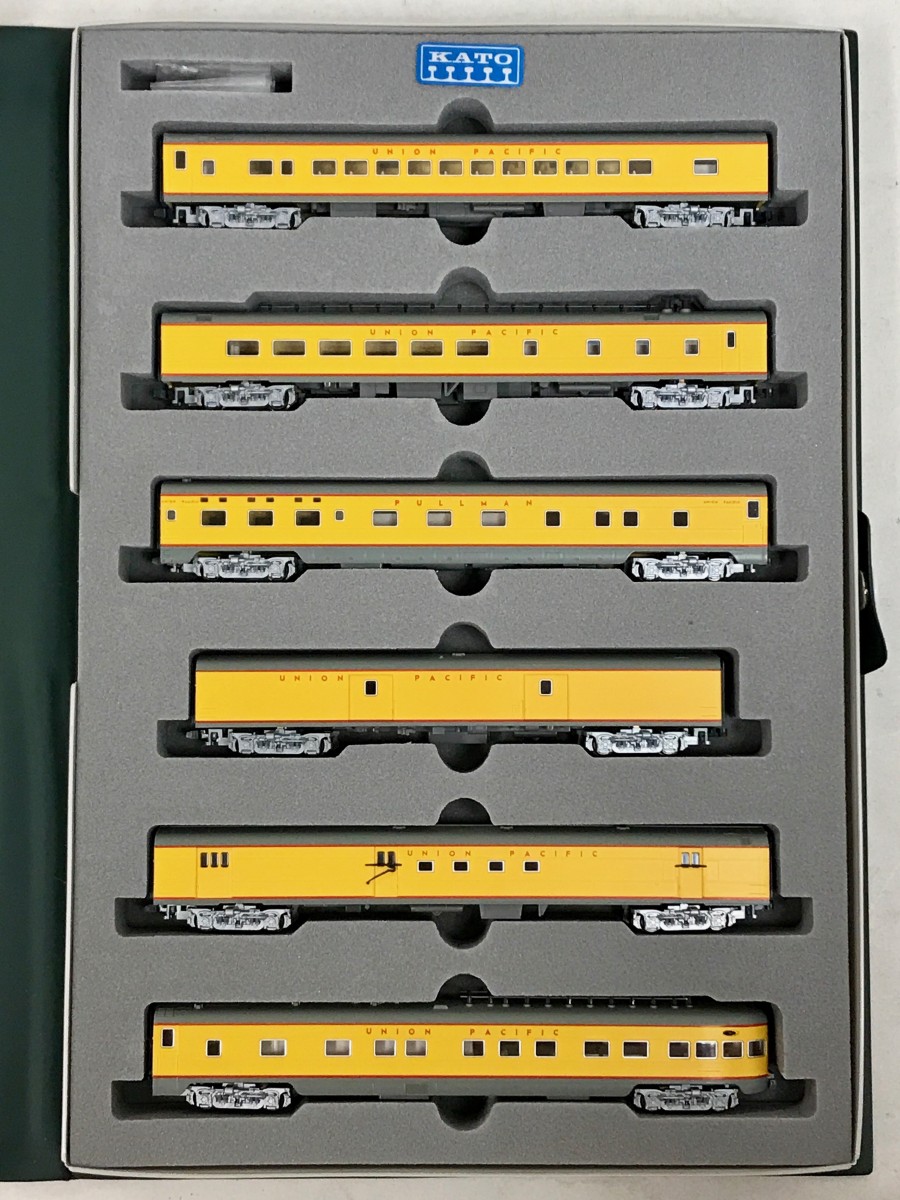 N Scale KATO 106014 up Union Pacific Smooth Side Passenger 6 Car Set