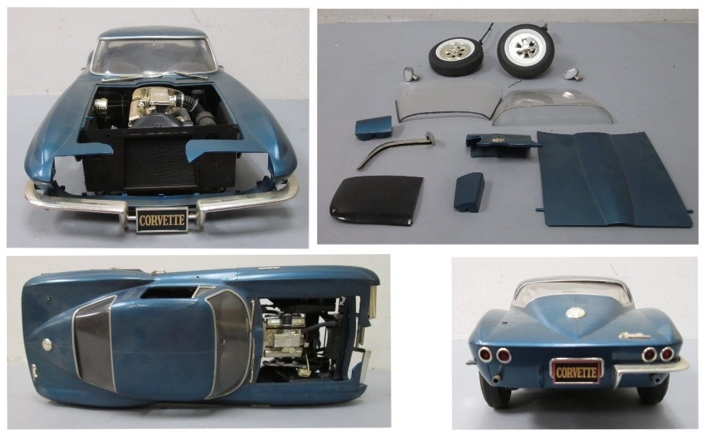 Chevrolet 18 Scale Corvette Plastic Model Kits 1965, 1978 & 1982