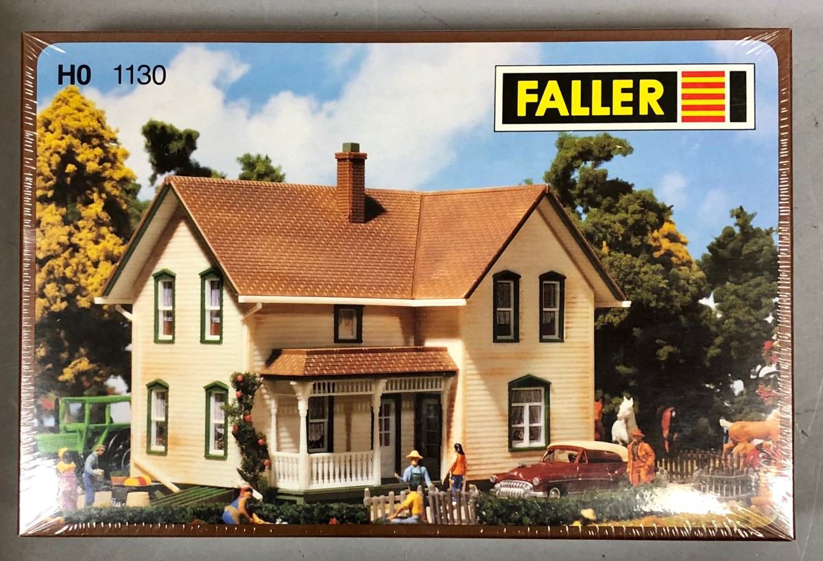Ho Train Accessories Faller 130553 Alpine Farm HO Scale Building Kit ...