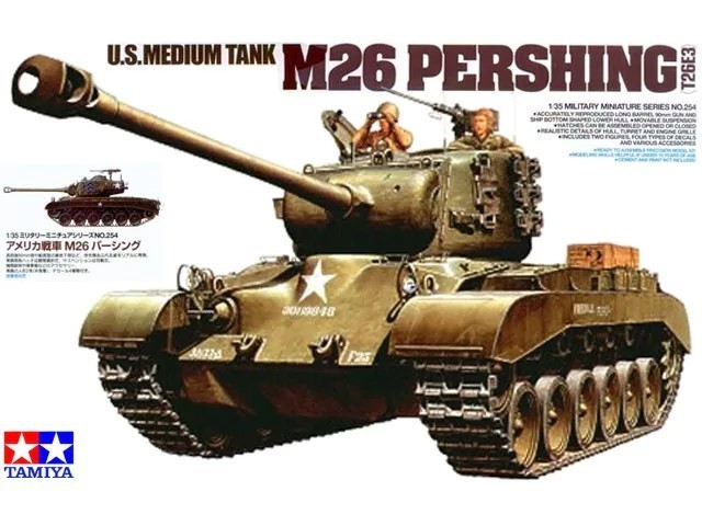 neer  ① Tamiya 35254 1:35 US M26 Pershing Military Tank Model Kit | eBay