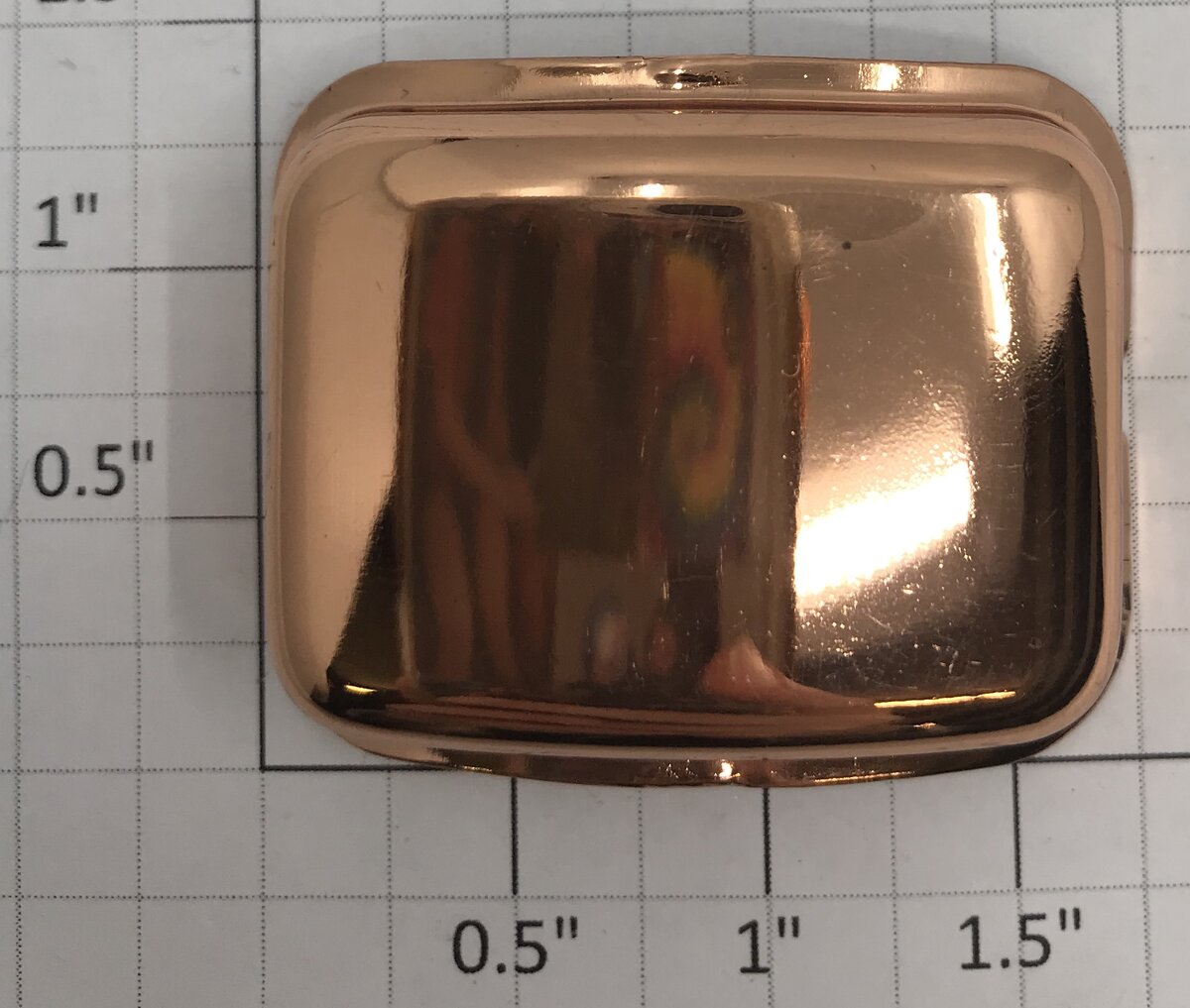 Lionel 400E-25 Rectangular Copper Sand Dome (Repro-Copper)