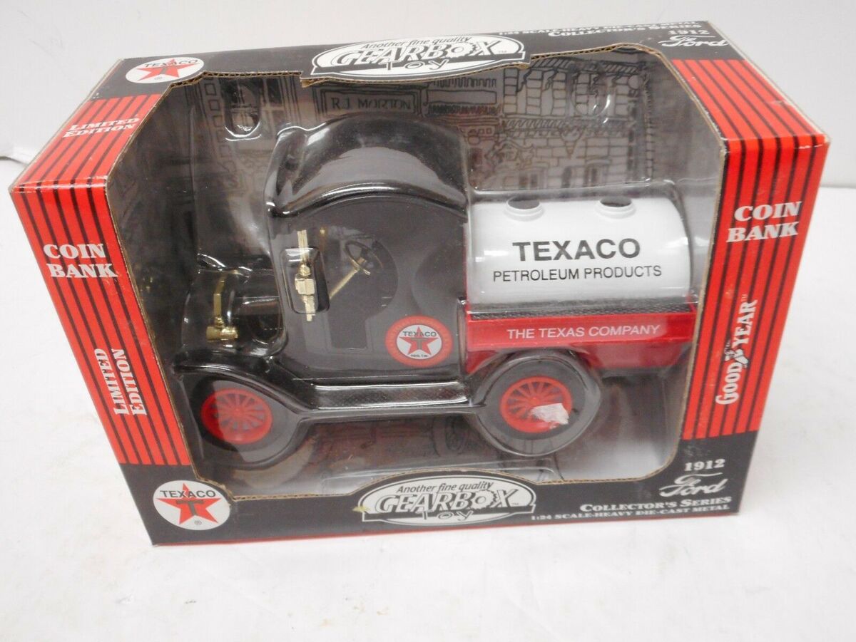 Gearbox 76608B 124 Diecast 1912 Limited Edition Texaco Coin Bank