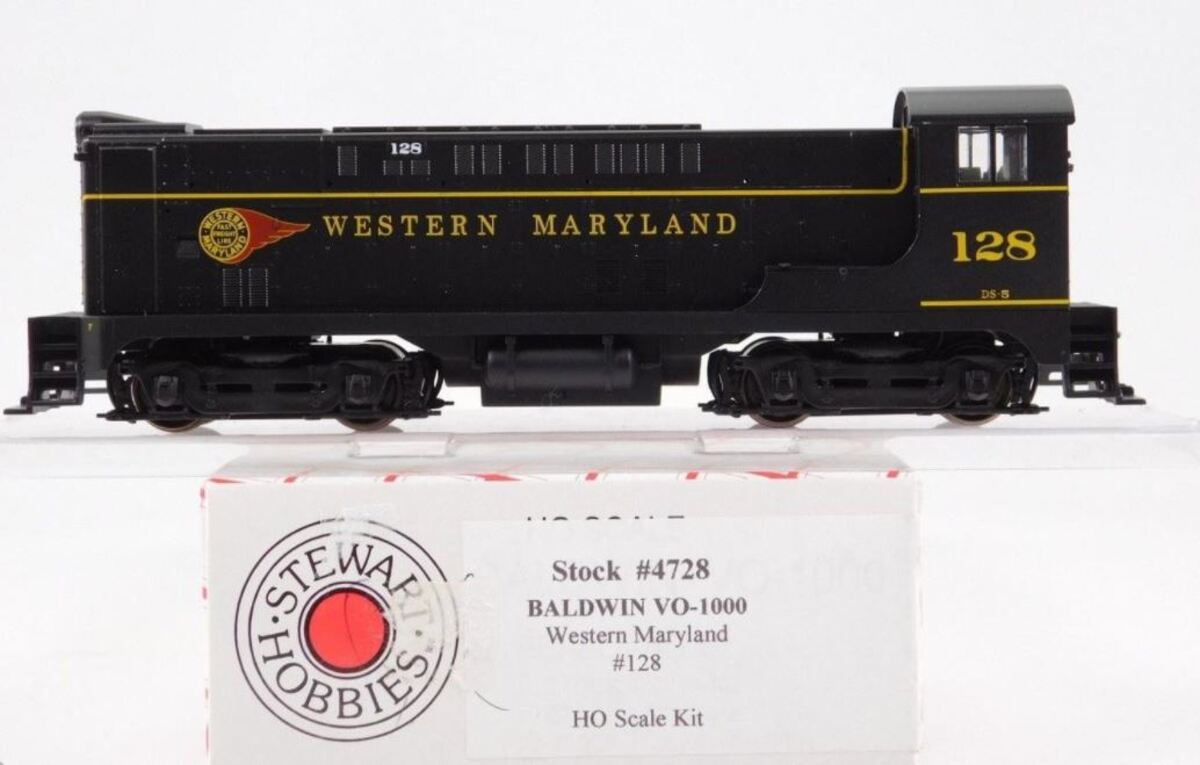 Stewart 4728 HO Scale Western Maryland VO1000 Diesel 128