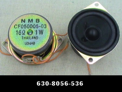 Lionel 6308056536 SPEAKER / 16 OHM 1.0W / 50MM ROUND / FAT BOY (New)