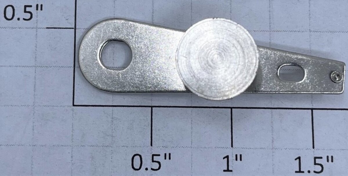 Lionel 2321-156 Postwar Steel Coupler Armature Plate (Repro-Steel)