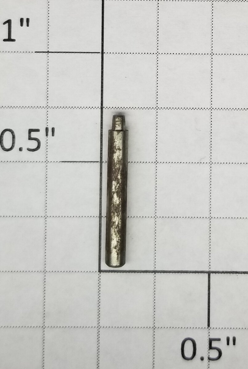 Lionel 681-16 3/32" x 5/8" Collector Roller Pin (Repro-Rusty)