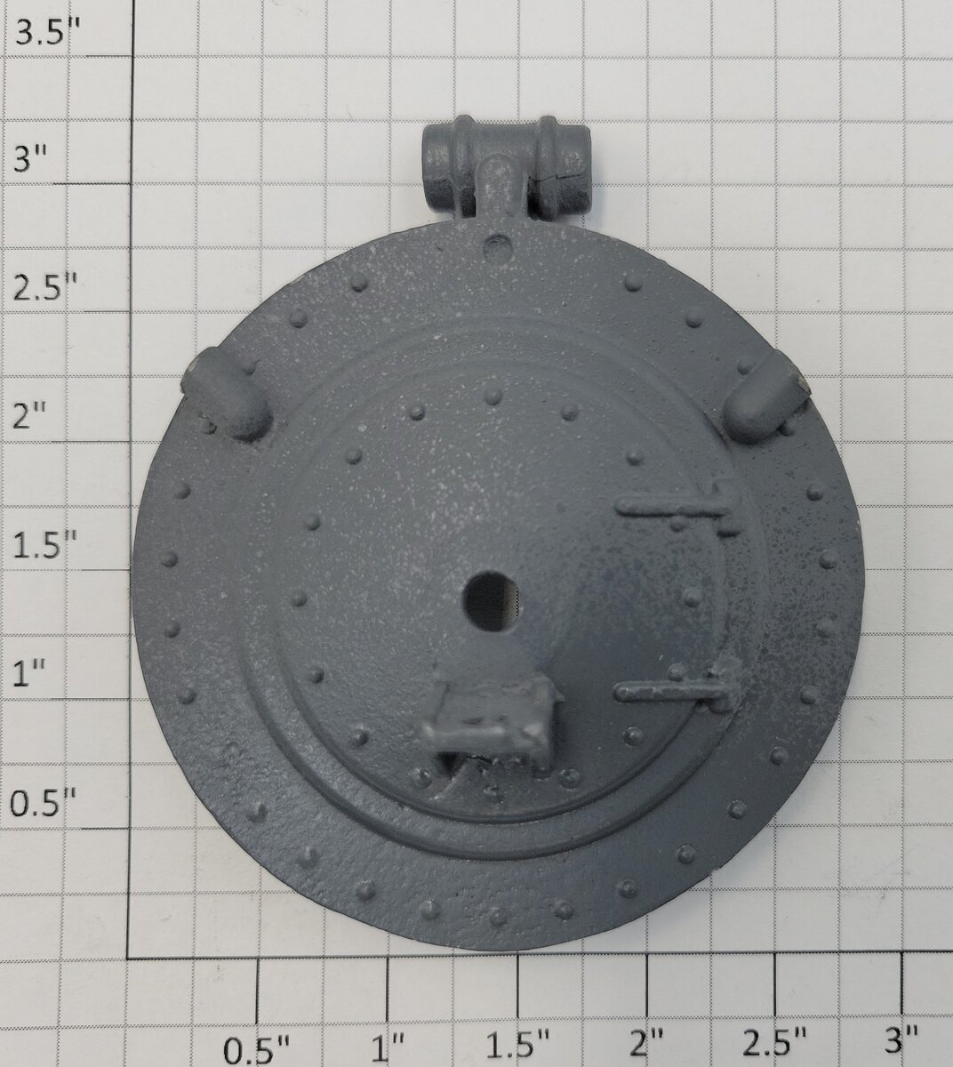 Lionel 390-65 Standard Gauge Primed Boiler Front Casting (Repro-Prewar)