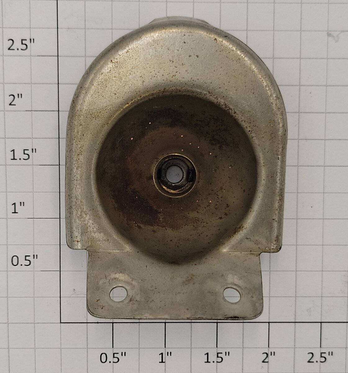 Lionel 400E-28 Nickel Boiler Front Reflector with Light Socket (Original)