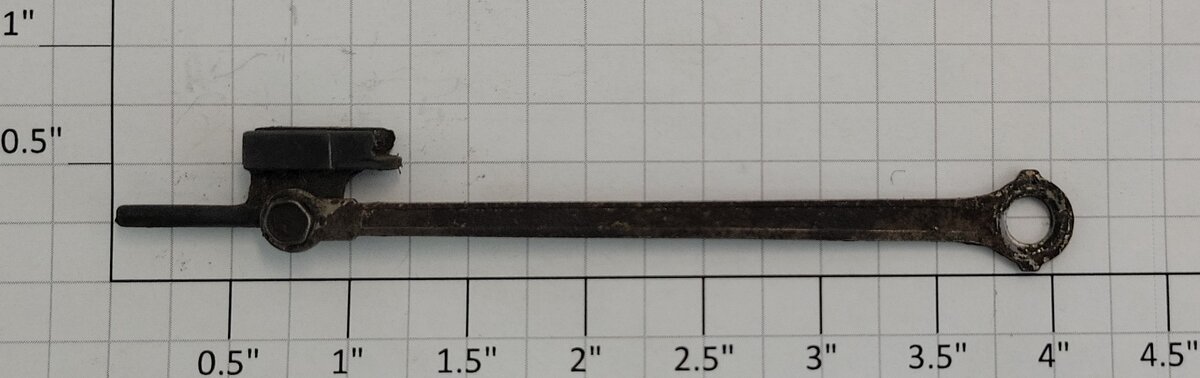 Lionel 726-34 Left Hand Main Drive Rod Assembly (Original)