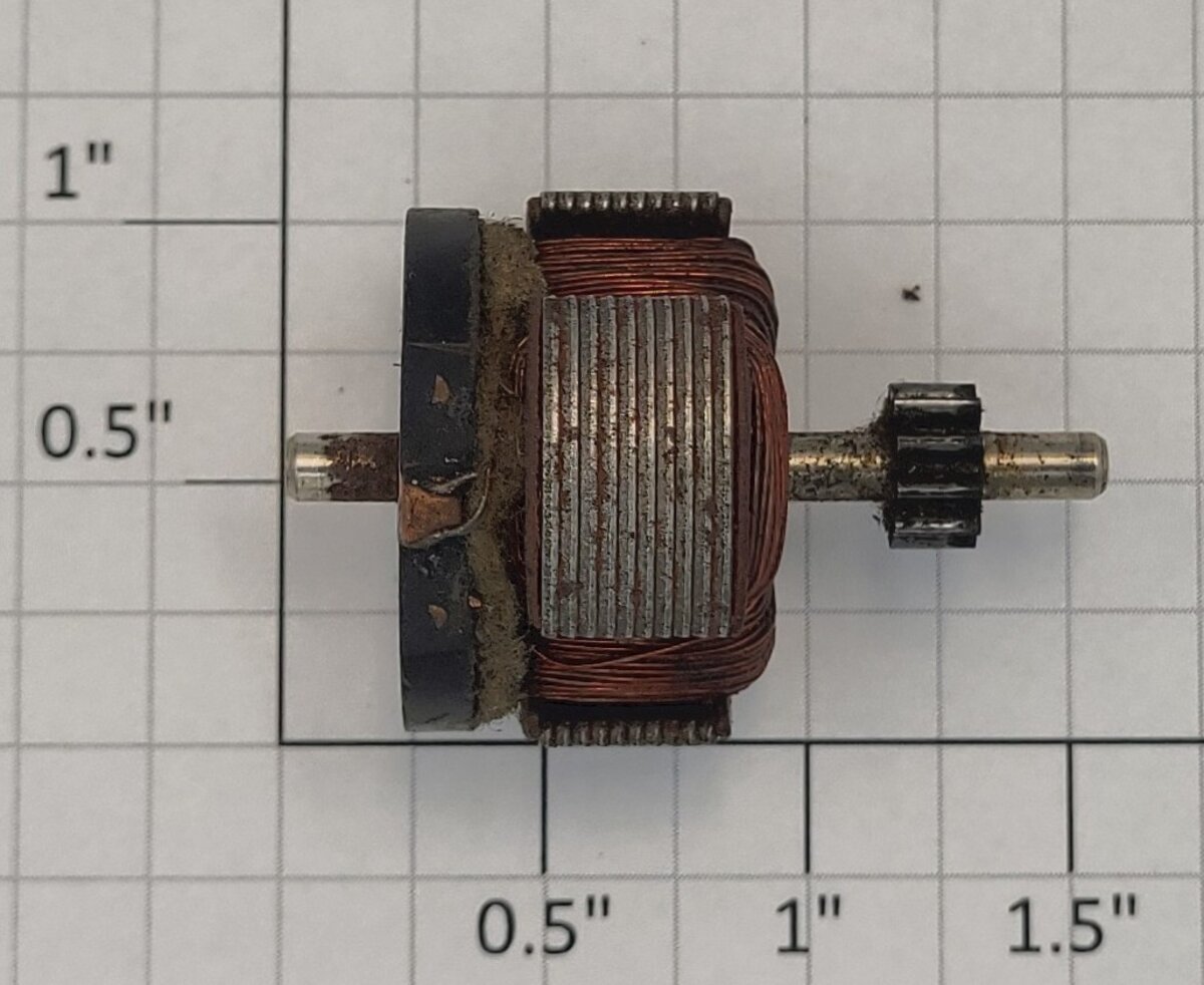 Lionel 2034-131 Motor Armature & Pinion (Original)