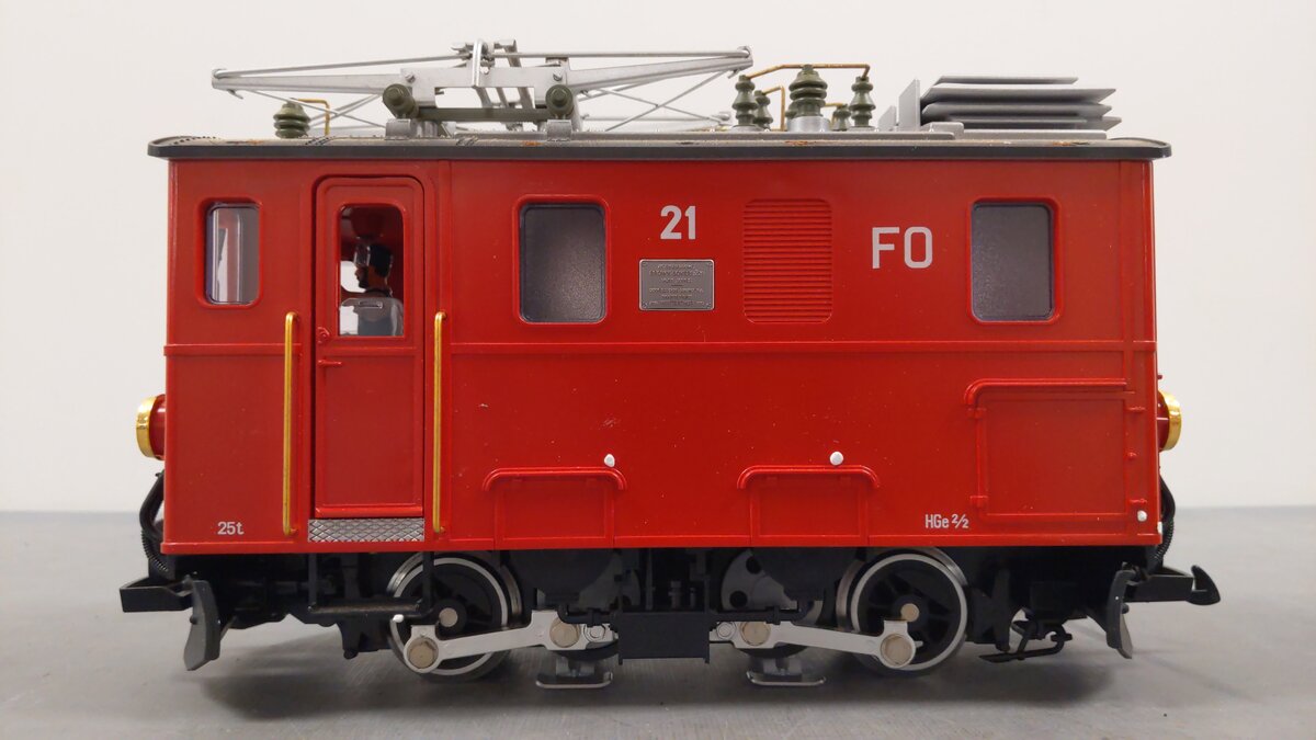 LGB 2046 G Scale RhB Rack Electric Locomotive #21 EX/Box | eBay