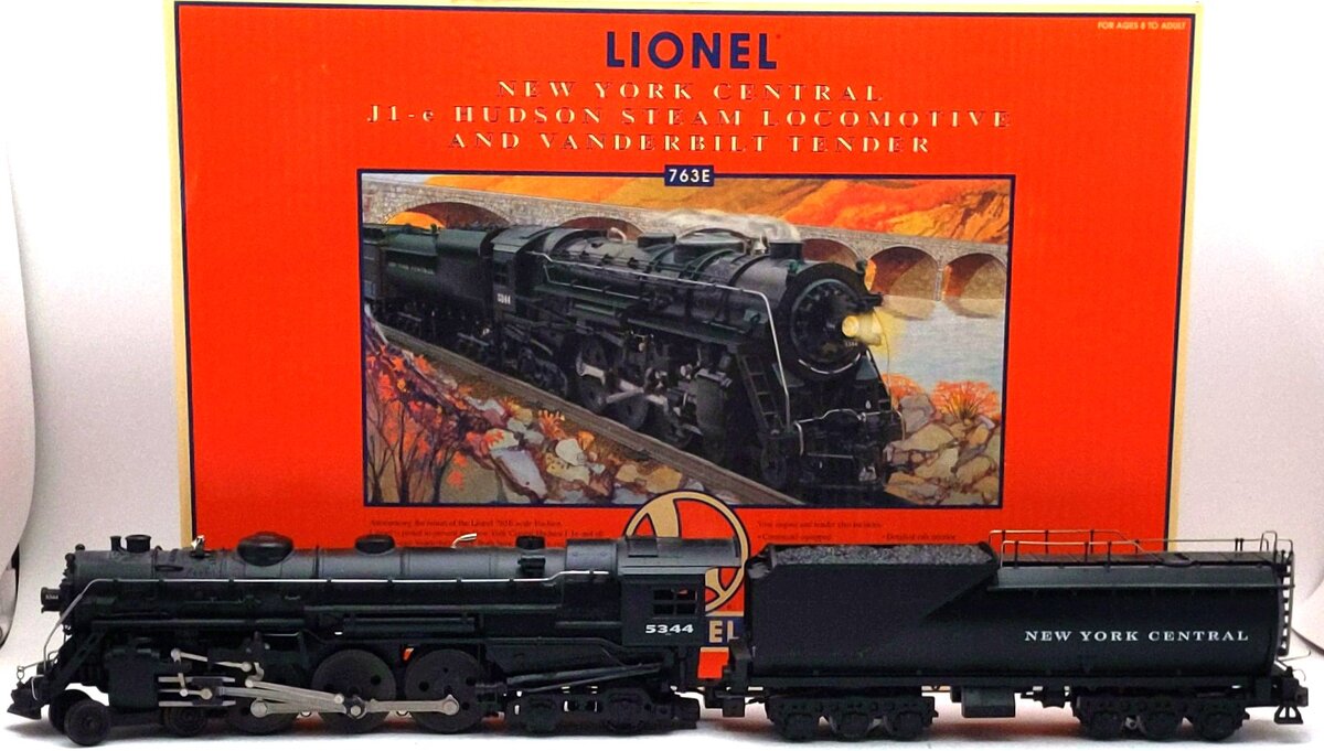 Lionel 6-18056 O NYC 763E J1e 4-6-4 Hudson Steam Locomotive & Oil