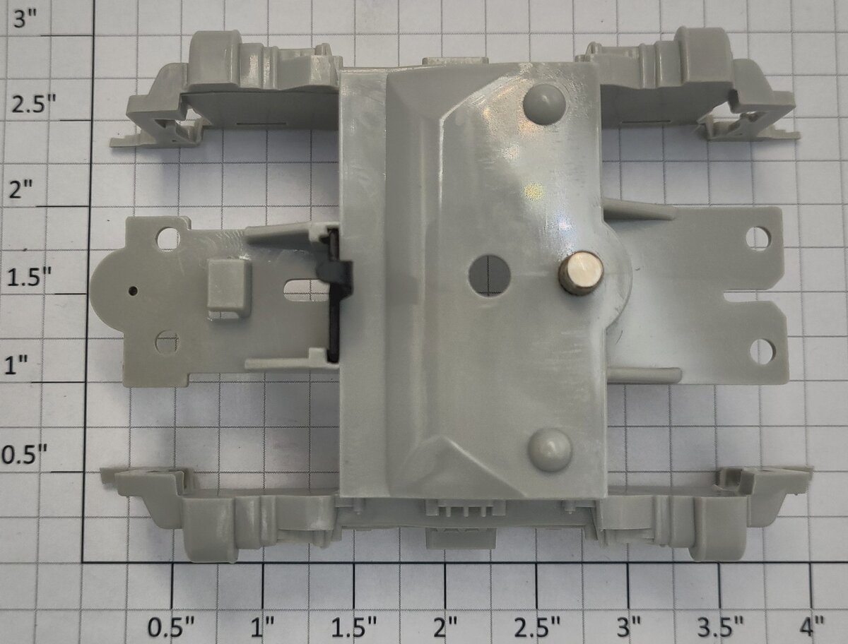 Lionel 18814-71 Gray D&H RS3 Plastic Truck Side and Stud Assembly (New)